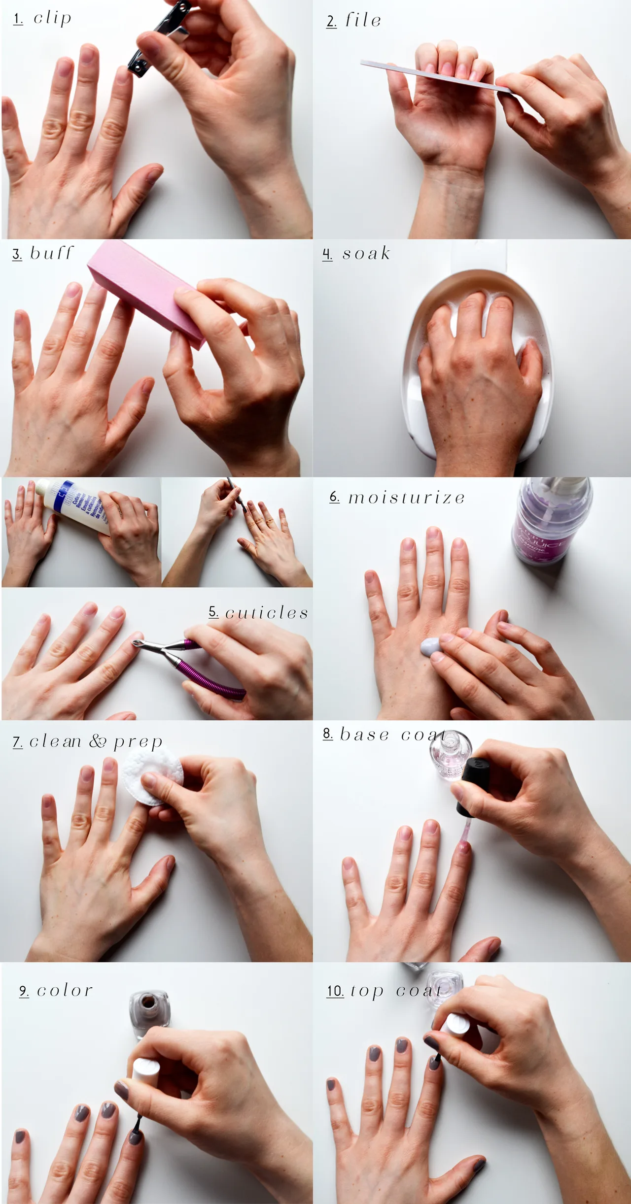 What are the essential steps for performing at-home nail services What are the essential steps for performing at-home nail services