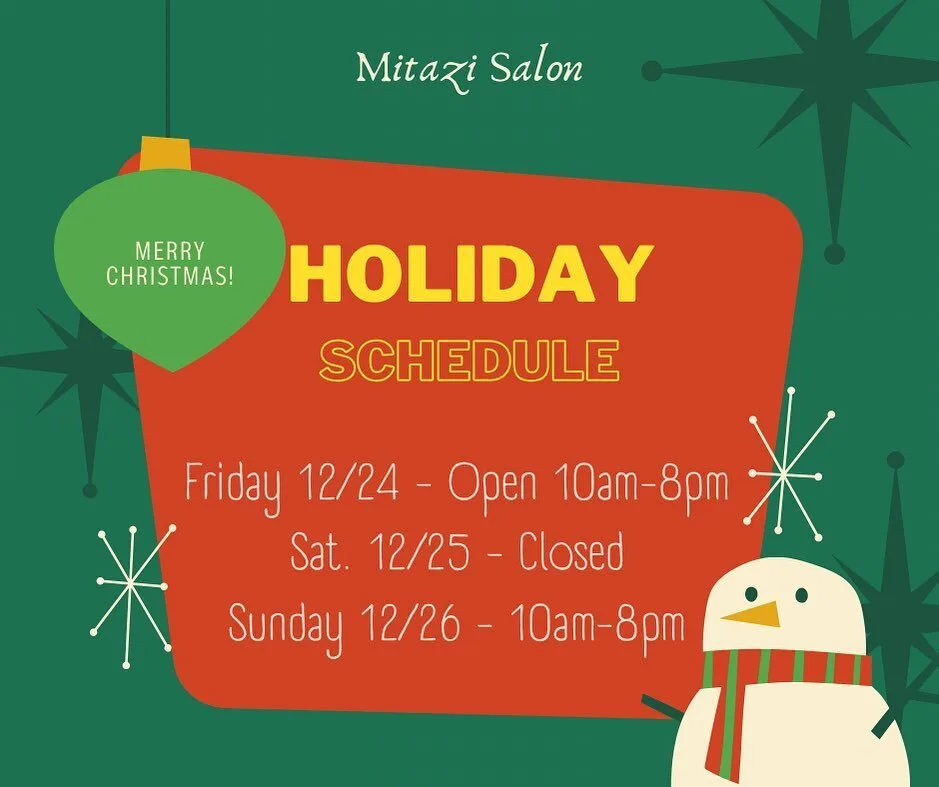 What are the typical operating hours for Mitazi Salon Chicago What are the typical operating hours for Mitazi Salon Chicago