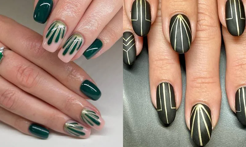 What Nail Art Designs Embody the Art Deco Style What Nail Art Designs Embody the Art Deco Style